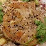 麺屋 六感堂 - 蓮根ポタージュヌードル＋蓮根挟み焼増し