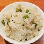 麺屋 六感堂 - チキンと蓮根のバターライス