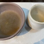 ラ モトリス - ツユそば湯とそのままそば湯