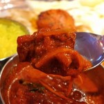 Asia Cafe Restaurant＆Bar Gajanan - ２種カレーセット：マトンスパイシーカレー