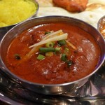 Asia Cafe Restaurant＆Bar Gajanan - ２種カレーセット：マトンスパイシーカレー