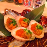 Chazakaya Tsumiki - うに煮卵。