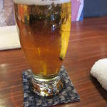 グラスビールから