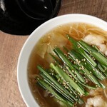Yakiniku Hiyoshi - もつ鍋風スープ 