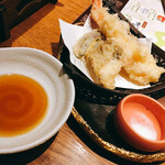 Umi He - 海老と野菜の天ぷら