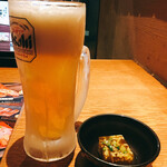 Umi He - クーポンで199円のビールとお通し