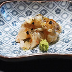 てんぷら　成生 - 軽く油をくぐらせた駿河湾の伊勢海老