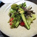 てんぷら　成生 - 箸休めのサラダ