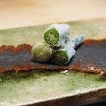 てんぷら　成生 - おくらの天ぷら