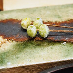 てんぷら　成生 - 清水の銀杏の天ぷら