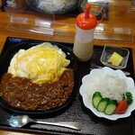 咲咲亭 - オムハヤシ定食
