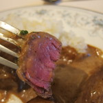 レストラン香味屋 - フィレビーフストロガノフ断面