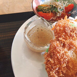 きっさ おばあちゃん家 - ドレッシングが別添え