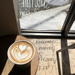 イエロー カフェ - 『cafe latte¥500』