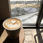 イエロー カフェ - 『cafe latte¥500』
