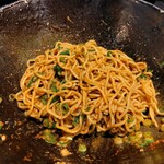 Shirunashi tantanmen kinguken - 麺混ぜ後