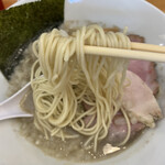 煮干らーめん 川むら - 麺も変わらず旨いです！