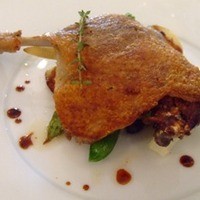 レストラン・ランス・ヤナギダテ - シャラン産鴨のモモ肉のコンフィ