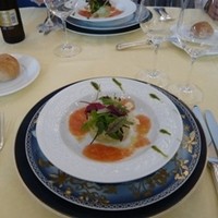 レストラン・ランス・ヤナギダテ - カニとアボカドのタルタル　キャビアぞえ