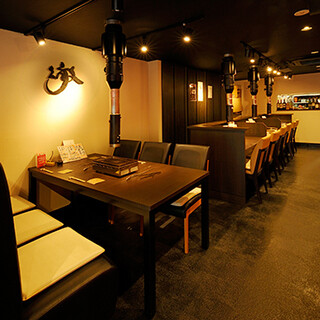 Please use it according to the occasion. Enjoy our signature Yakiniku (Grilled meat) in a sophisticated space