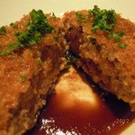 トラットリア・オゼール - 夜のメンチカツ