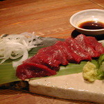 Domestic horse sashimi