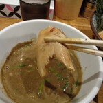 煮干し中華そば 一剣 - 汁つけて旨し