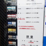 ラーメン二郎 - メニュー