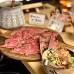 あわら温泉 ホテル八木 - 常陸牛ローストビーフ