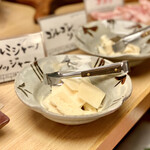 あわら温泉 ホテル八木 - パルミジャーノレッジャーノ、ゴルゴンゾーラ