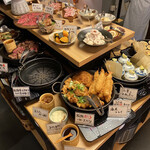 あわら温泉 ホテル八木 - 海老フライの異常な大きさは上底なし