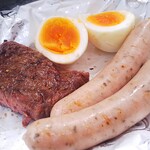 セブンイレブン - アイスコーヒーＲ100円 ゆでたまご70円