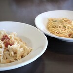 Osteria Lina - パスタは2種類から選べますので、それぞれ別の品にしました。