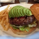 ハンバーガー＋アボガドをトッピング