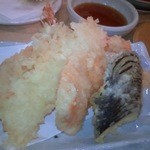 粋や - 天ぷら盛り合わせです