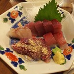 金町製麺 - 刺身盛