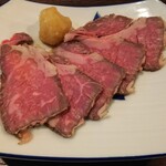 金町製麺 - 仙台牛のローストビーフ