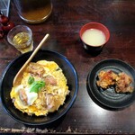 Aburidori Bari Chou - 炙り焼き鳥の親子丼＋から揚げ