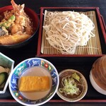 田しろ亭 - 天丼セット（1600円）