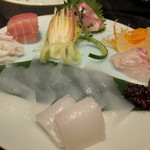 舞桜 - あおりイカの刺身盛合せ