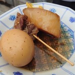 おでん　深川 - タマゴ·スジ·ダイコン♪