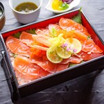 BONSALUTE - 炙りサーモン重