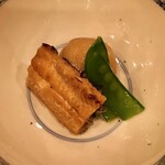 川田 - 2020.8.  小芋と穴子の焚き合わせ