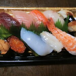 海鮮食家福一丸 - 握り寿司(1,180円)