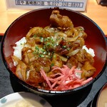 Shouya - 【2020.9.29(火)】日替わりワンコイン丼(豚バラ焼肉丼)500円の豚バラ焼肉丼