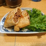 炭火焼おみや - 納豆おきつね焼き