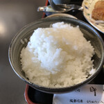 レストラン 牛石 - ご飯は大盛り