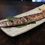 プロレス居酒屋　がむしゃら - サンマの塩焼き（650円）