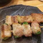 焼き鳥 ばかちん - オクラと豚バラ