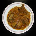 ディル レストラン - 日替わりのシャルジャムゴーシュ（カブと羊肉のカレー）
